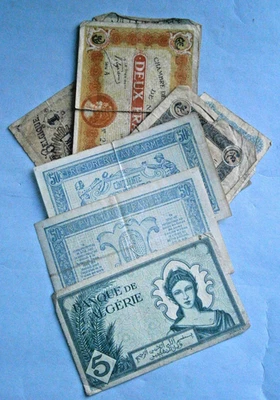 FRANCE (12) Old Banknotes, different periods and denominations, circulated. - Image 1 of 3
