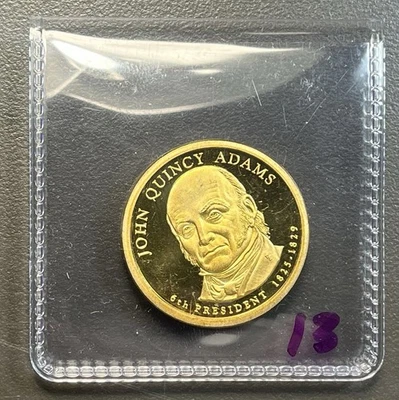 2008 S John Quincy Adams Presidential  *PROOF* Dollar - Image 1 of 4