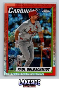 2025 Topps #T90C-84 Paul Goldschmidt 1990 Topps Baseball 35th Anniversary Chrome - Picture 1 of 2