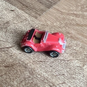 Small Micro Machine Plastic MG Sports Car in Red - Incomplete - Picture 1 of 5