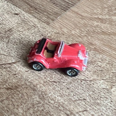 Small Micro Machine Plastic MG Sports Car in Red - Incomplete - Image 1 of 4