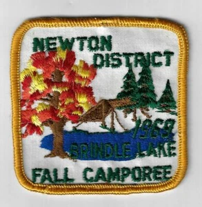 1969 Fall Camporee Srindle Newton District YELLOW Border [MX-4353] - Picture 1 of 1