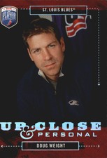 2006-07 Be A Player Up Close and Personal #UC16 Doug Weight /999