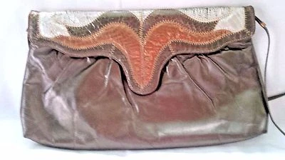 Bolso sin asas de piel de serpiente metálico de peltre 3 tonos de colección de los 80 - Bolsos de Supreme Foto 1 de 4