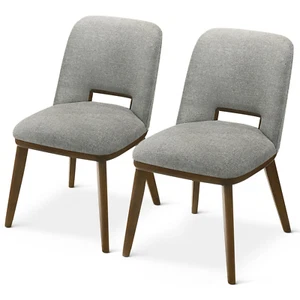 Blake Light Grey Fabric Dining Chair (Set Of 2) - Picture 1 of 6