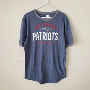 T-shirt maglietta New England Patriots uomo taglie Sm + Lrg blu NFL abbigliamento squadra nuova con etichette - Foto 1 di 22