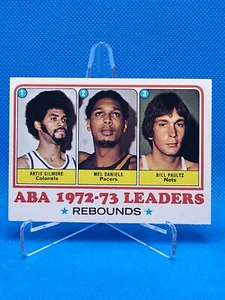 1972-73 Topps - ABA Rebound Leaders #238 Gilmore/Paultz/Daniels - Picture 1 of 2