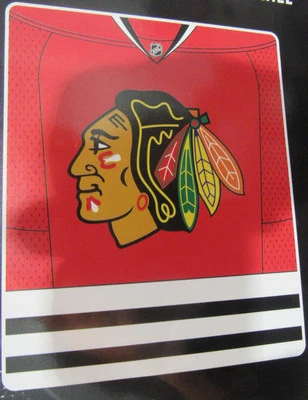 Jersey estilo manta NHL Chicago Blackhawks Royal Plush Raschel 50" x 60" Foto 1 de 3