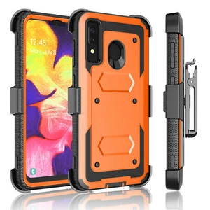 For Samsung Galaxy A20 A30 A50 A20s Shockproof Armor Clip Holster Case Cover - Picture 1 of 39