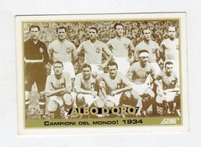 card figure - FOOTBALLERS CARD SCORE 1993 - number 496 WORLD CHAMPIONS '34