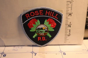 police patch ROSE HILL POLICE KANSAS - Picture 1 of 1
