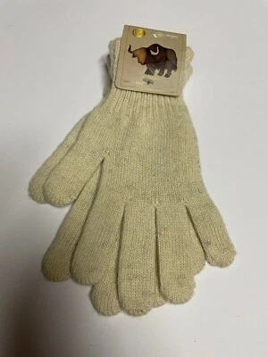 Guantes para mujer orgánicos certificados 100 % lana de yak tiza talla M Mongolia nuevos con etiquetas Foto 1 de 4