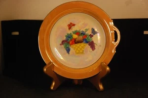 Servierschale Noritake handbemalt mehrfarbig Blumen Japan - Bild 1 von 1