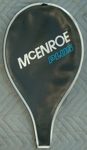 Cubierta de raqueta de tenis Dunlop de colección John McEnroe Plus B15 Dunlop con cremallera Taiwán - Imagen 1 de 3