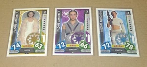 TOPPS STAR WARS FORCE ATTAX UNIVERSE tcg PADME AMIDALA cards x 3 lot 20 - Picture 1 of 2