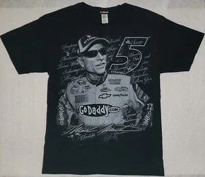 Camiseta negra NASCAR MARK MARTIN #5 2010 calendario talla mediana - Imagen 1 de 5