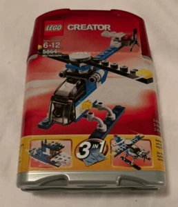 New LEGO CREATOR #5864 Mini Helicopter 3 In 1 Set -  52pc Boat Single Prop Plane - Picture 1 of 2