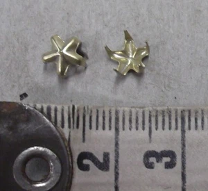 Kleine Zierteile, Farbe gold, 100 Stück #3223# - Bild 1 von 1