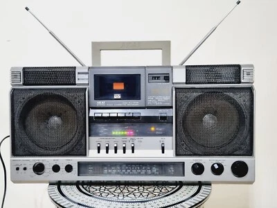 Gravador cassete rádio Akai AJ-505 FL Boombox Ghettoblaster - Vintage muito raro - Imagem 1 de 4