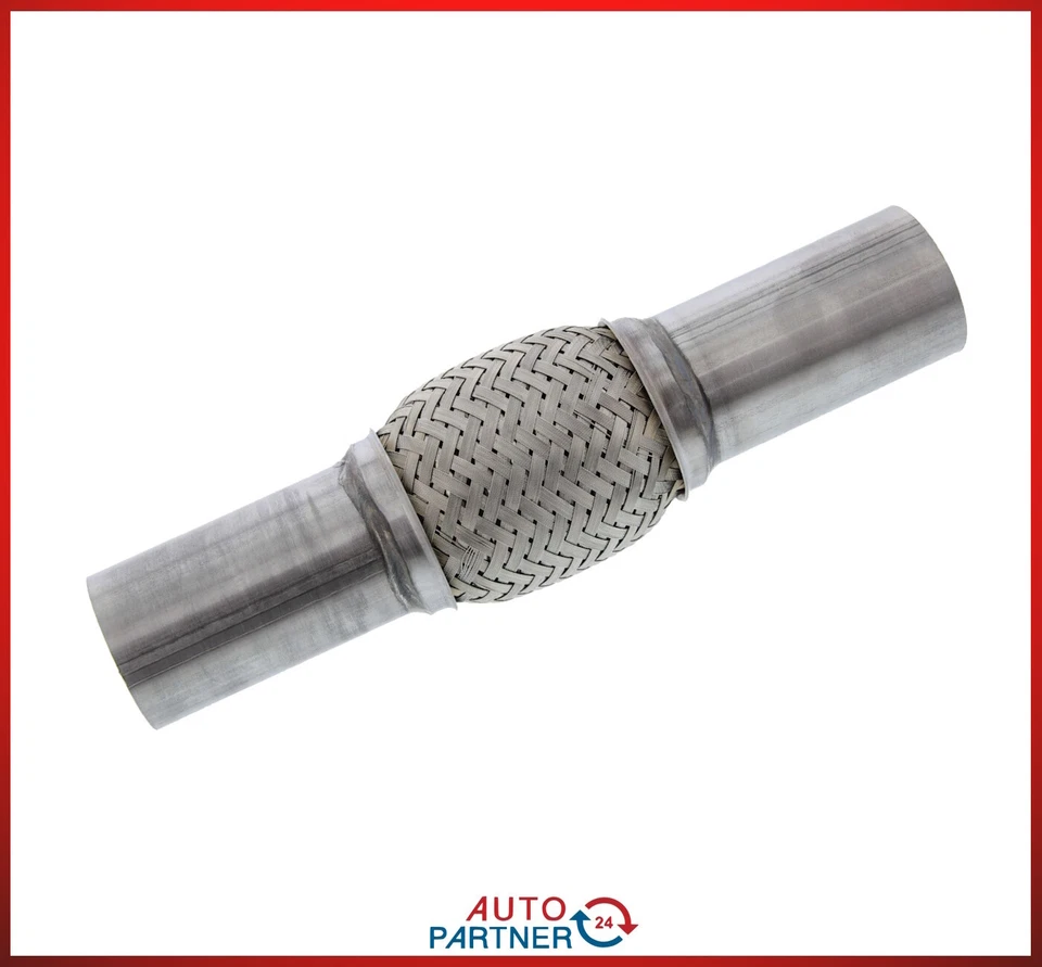 Universal Edelstahl Flexrohr INTERLOCK Ø 48 mm/Länge 100 mm/ Gesamtlänge 270 mm✩ - Bild 1 von 1