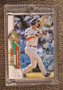 Corey SEAGER 🔥 Texas RANGERS ⚾️  2020 TOPPS HOLIDAY BASEBALL CARD