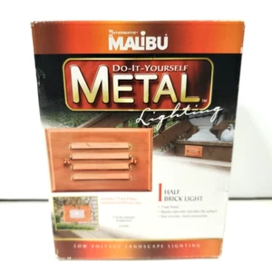 Malibu Deck Light Half Brick Low Voltage Metal Fixture Copper Finish CL905K -NEW - Picture 1 of 6