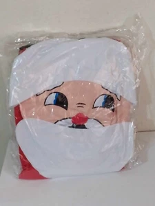 RARE VINTAGE 80'S INFLATABLE 100cm VINYL SANTA CLAUS CHRISTMAS NEW - Picture 1 of 7