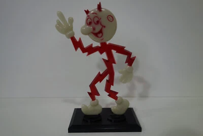 Vintage REDDY KILOWATT Business card Figure - Red w/Black Stand - 1960's ERA - Image 1 of 4