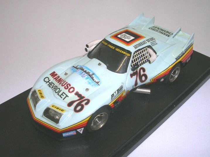 CHEVROLET CORVETTE GREENWOOD MANCUSO 6 H:WATKINS GLEN 1977 DE PIRRO X-AMR 1/43 - Immagine 1 di 4
