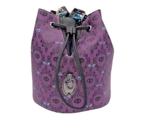 Disney Haunted Mansion Wallpaper Loungefly Crossbody Bucket Bag Handtasche - Bild 1 von 4