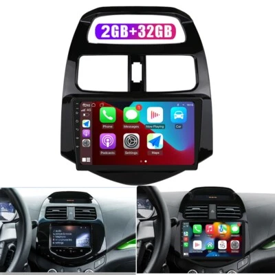 9" Android 32GB Car Radio Stereo GPS NAVI Carplay For Chevrolet Spark 2010-2015 — 第 1/4 张图片