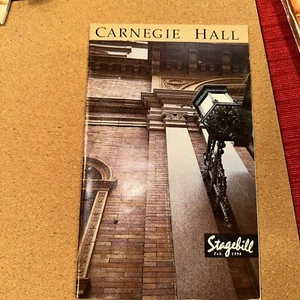 Carnegie Hall Stagebill, Israel Philharmonic, Mehta, Feb 1994 - Picture 1 of 3