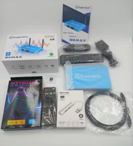 SuperBox S6MAX Smart Media Player 6K Ultra HD Bluetooth Voice Command - Picture 1 of 6