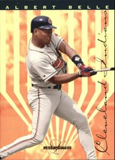 1995 Leaf Limited Gold Cleveland Indians Baseball Card #5 Albert Belle