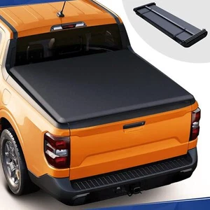 Soft Tri-Fold Truck Bed Tonneau Cover for Ford Maverick 4.5FT Tonneau Cover Bed - Picture 1 of 7