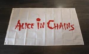 Alice in Chains Banner Flag 3x5 Rock Band Fan Decor Man Cave CD Record Grunge - Picture 1 of 4