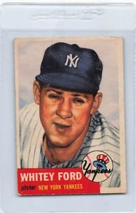 1953 Topps #207 Whitey Ford Yankees POOR *DA-D5732 - Picture 1 of 2