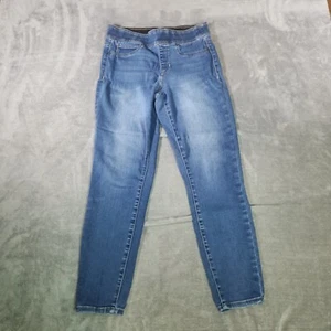 Nicole Miller Original Pull On Jeans Gr. 6 Denim Skinny 90er City Biker Stretch - Bild 1 von 10