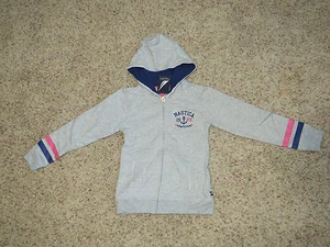 Nautica Girls Gray Hoodie - Size XL (6X) - NWT - Picture 1 of 3