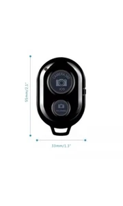BLUETOOTH SELFIE CAMERA REMOTE CONTROL SHUTTER STICK FOR IPHONE ANDROID - Zdjęcie 1 z 11