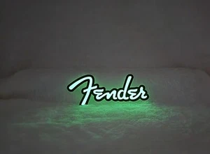 Fender Guitars GLOW IN THE DARK Sticker - Picture 1 of 1