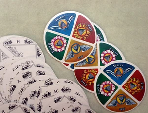 QUEST Of The Philosophers Stone Board Game Replacement 49 CENTRAL MYSTERY CARDS - Picture 1 of 2