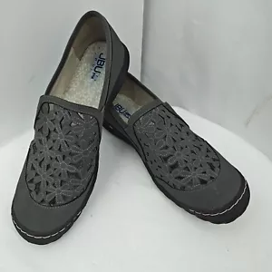 Jambu JBU Wildflower Gray Slip On Mocs Flats Shoes Size 11 - Picture 1 of 10