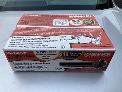 New Sealed Magnavox TB110MW9 DTV Digital Converter W/ Remote NIB - Image 1 of 3