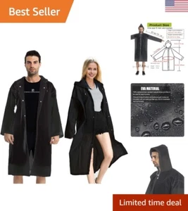 Efficient Rain Protection 2 Pack - Versatile Reusable Ponchos for Men & Women - Picture 1 of 8