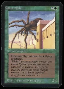 1993 MTG Magic the Gathering Karte Alpha Giant Spider Raw LP Gaming Card TCG - Bild 1 von 2
