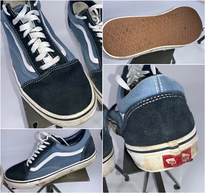 Patinador VANS PRO Old Skool Ultracush Talla 10 Hombres Azul Gamuza Parte Superior Baja YGI J2S-31 Foto 1 de 4