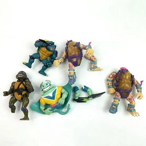 TMNT Teenage Mutant Ninja Turtles Menge 5 Villains Broken Actionfiguren Spielzeug - Bild 1 von 12