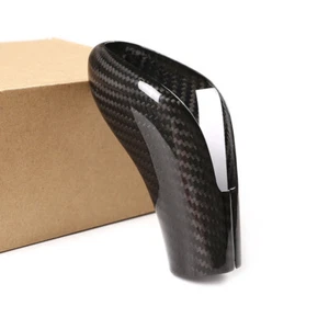 Fits 2020-25 Alfa Romeo Giulia Stelvio Gear Shifter Trim cover REAL Carbon Fiber - Picture 1 of 11