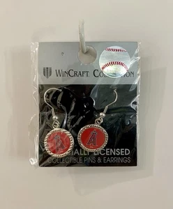 Pendientes colgantes Los Angeles Anaheim Angels joyería con licencia MLB - Imagen 1 de 2